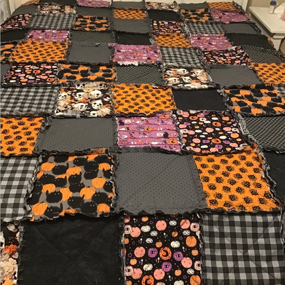Patchwork Halloween Quilt